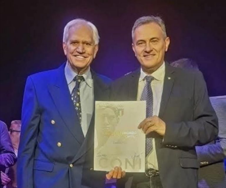 A Claudio Fovi la Stella al Merito Sportivo Dirigenziale CONI