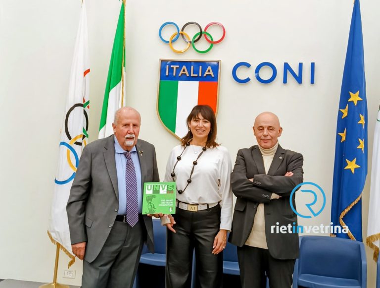 Antonio Tavani e Umberto Fusacchia al CONI per il 70° dell’Unione Nazionale Veterani dello Sport