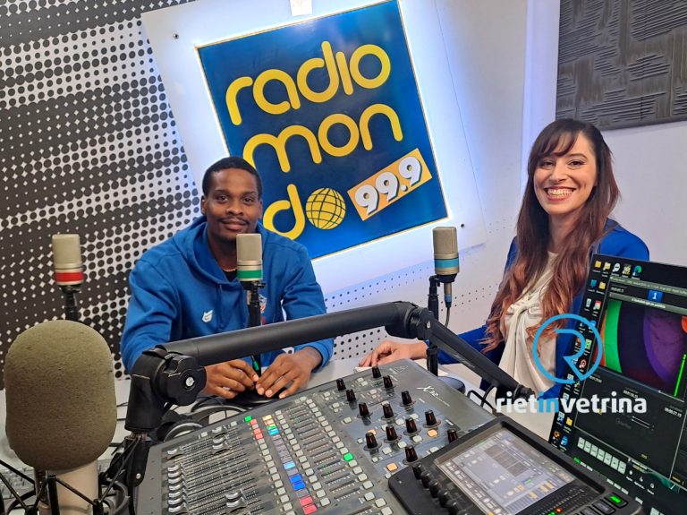 ►VIDEO – A “Basketball” Aaron Thomas della NPC. Ospite di Rietinvetrina e Radiomondo con Emanuele Laurenzi e Ilenia Visco