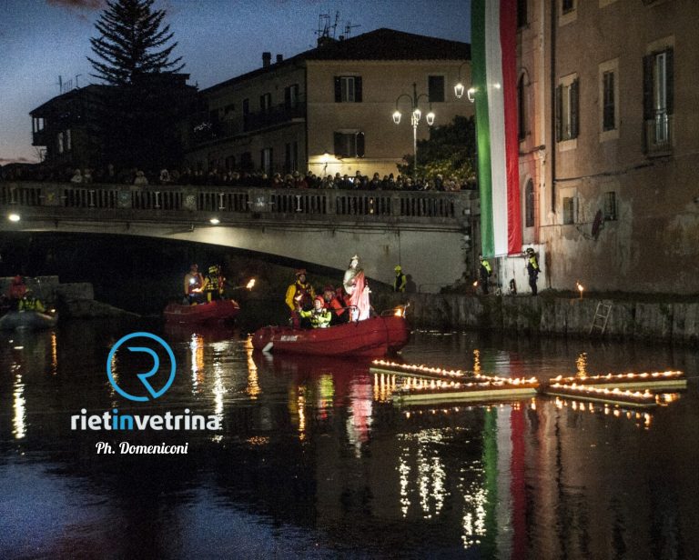 ►VIDEO – Processione di santa Barbara sul Fiume Velino 2024