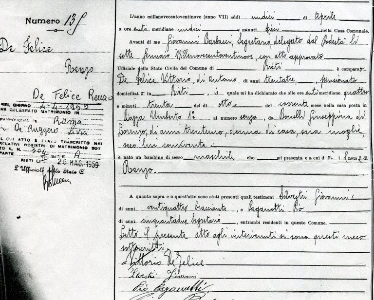 Comitato Cittadino “Nazareno Strampelli” soddisfatto della nascita del premio letterario “Renzo De Felice – Città di Rieti”