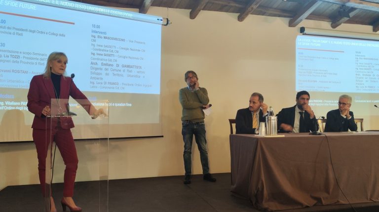 Grande partecipazione al seminario dell’Ordine degli Ingegneri della Provincia di Rieti “Decreto Salva Casa”