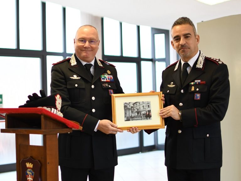 Il Generale Taurelli Salimbeni visita il Comando Provinciale Carabinieri di Rieti per gli auguri di Natale