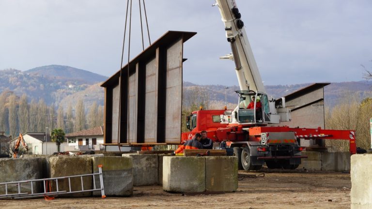 Svincolo Rieti Ovest: iniziati i lavori di assemblaggio del nuovo Ponte – LE FOTO