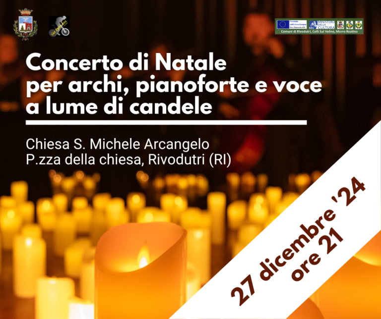A Rivodutri concerto di Natale a lume di candela