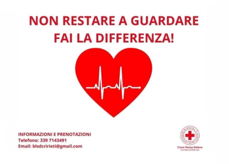 Corso CRI per utilizzo del BLSD laico