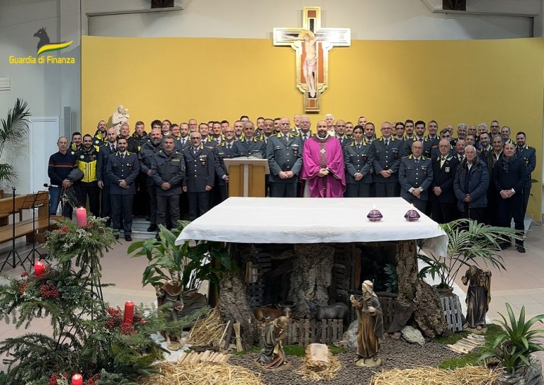 La Guardia di Finanza di Rieti celebra il Santo Natale