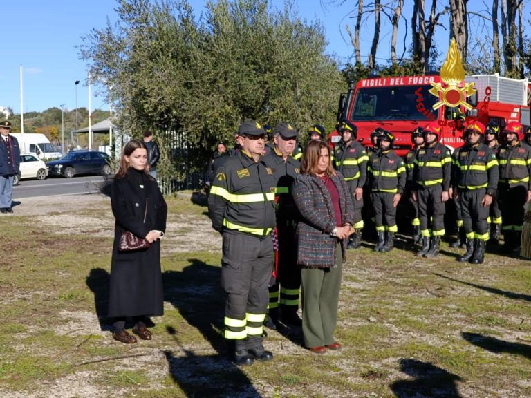 I Vigili del Fuoco hanno commemorato Stefano Colasanti. Ricordato anche Andrea Maggi