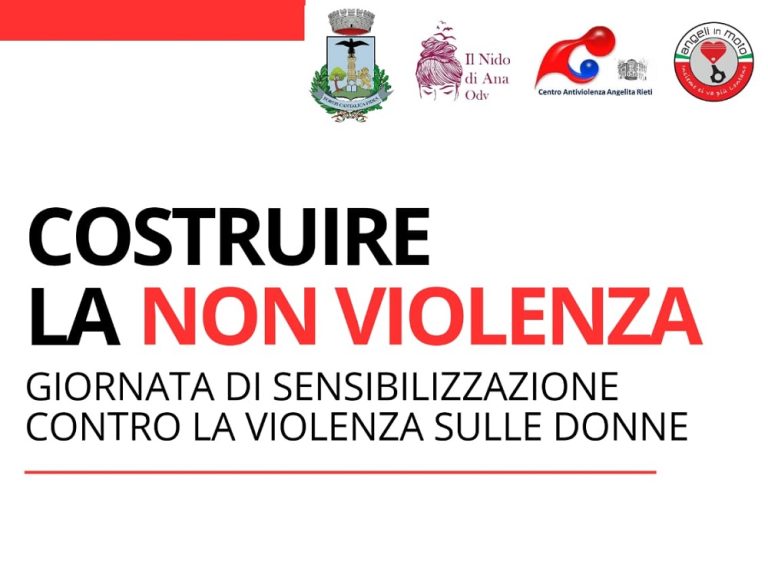 Cantalice, il 22 dicembre un incontro per sensibilizzare contro la violenza sulle donne 
