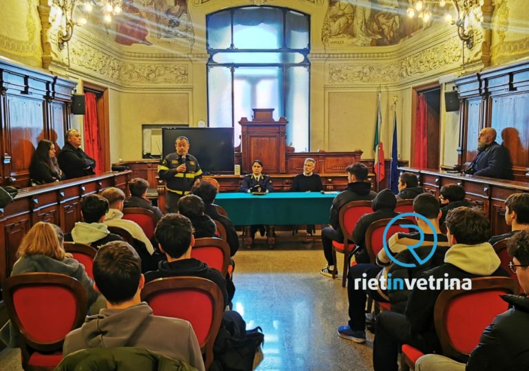 Santa Barbara, convegno sulla sicurezza stradale con gli studenti del Celestino Rosatelli di Rieti