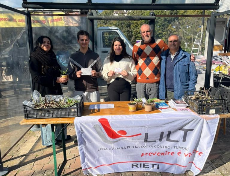 La LILT a Montasola con un desk per screening, campagna tesseramento 2025 e distribuzione di piantine Aloe