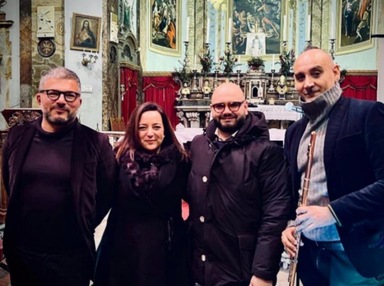 Entusiasmo per il concerto “Quando la musica è cinema” del Musì Trio ospite a Borgo Velino