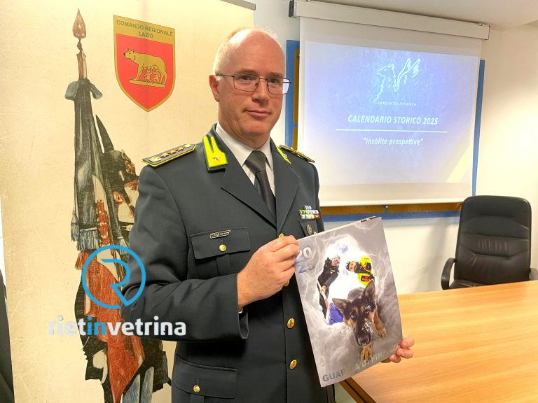 La Guardia di Finanza di Rieti ha presentato il Calendario Storico 2025