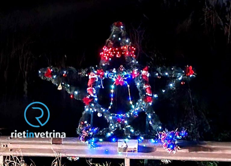 Enito: “Da 12 anni installo una Stella di Natale in memoria di mio padre dove un’auto lo uccisē”