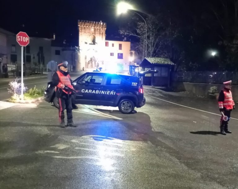 Carabinieri fermano 76enne ubriaco alla guida e un “finto” iracheno
