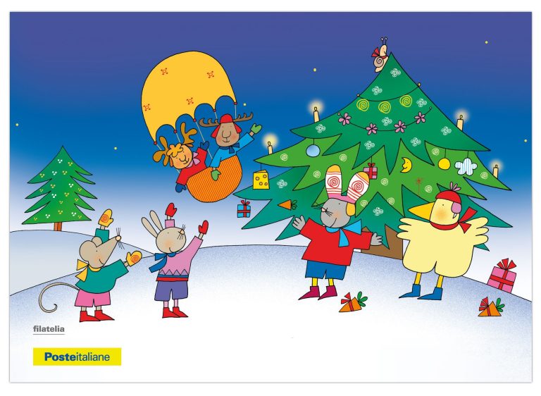 Sono arrivate le Cartoline di Natale 2024 delle Poste