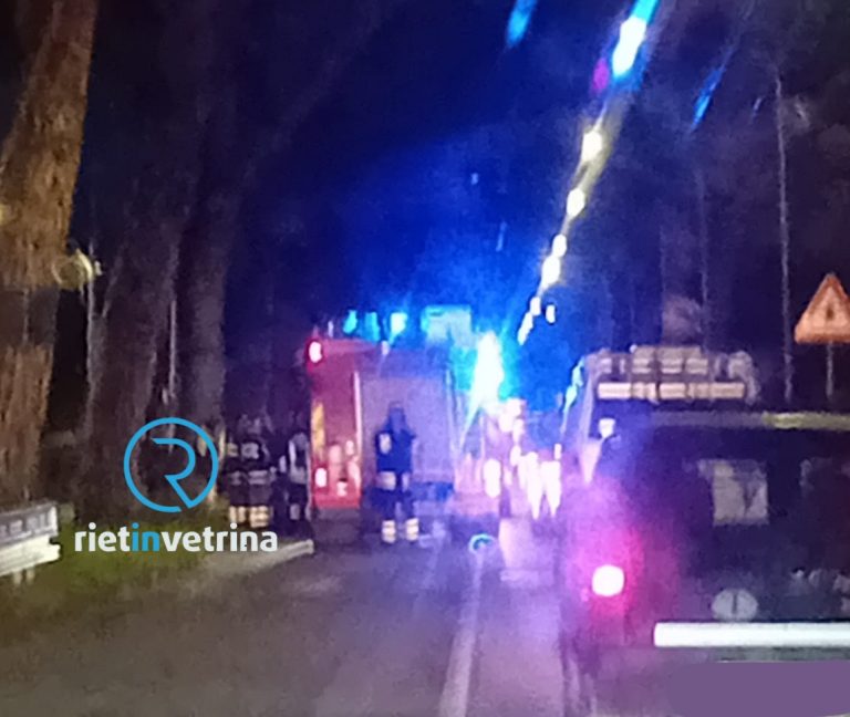 Incidente bivio Terminillese, tamponamento a catena: traffico bloccato