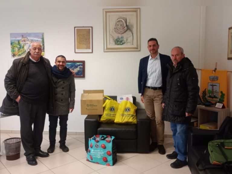 Iniziativa di solidarietà per il Comune di Cantalice del Lions Club RietiVarrone