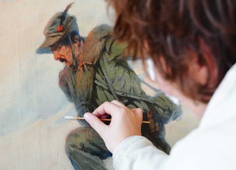 In corso il restauro di quattro dipinti di Calcagnadoro