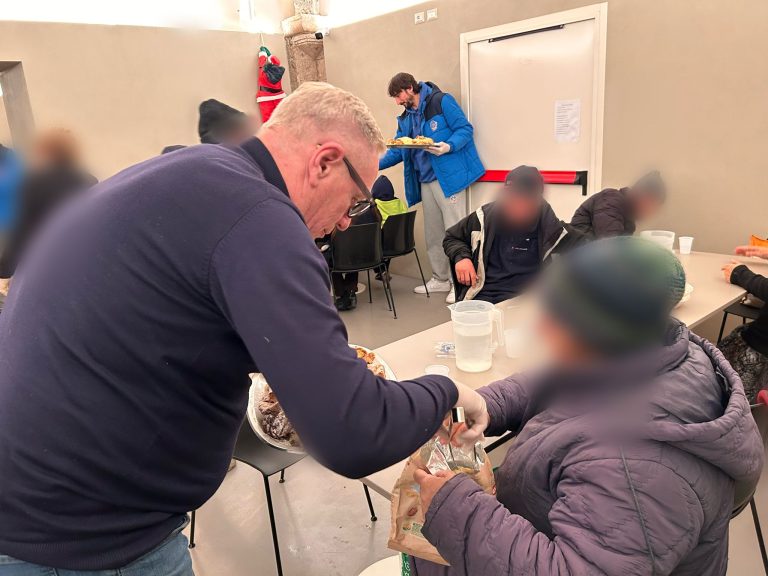 La NPC Rieti svolge la cena di Natale alla Mensa di Santa Chiara insieme ai più bisognosi