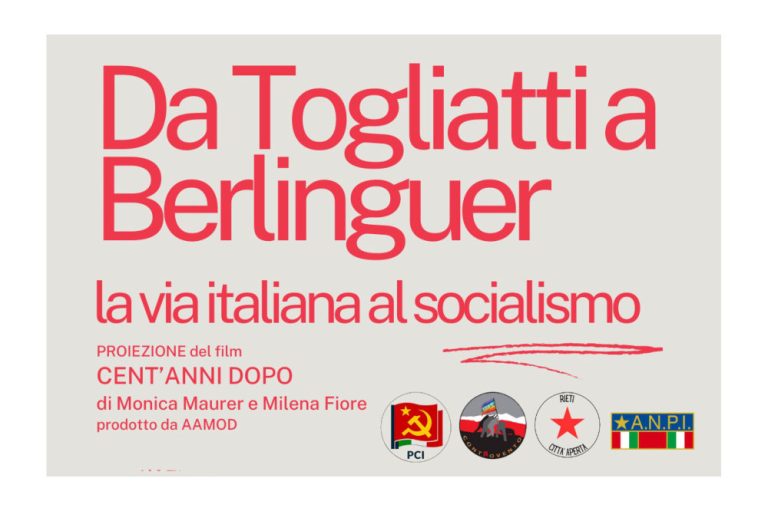Convegno “Da Togliatti a Berlinguer”
