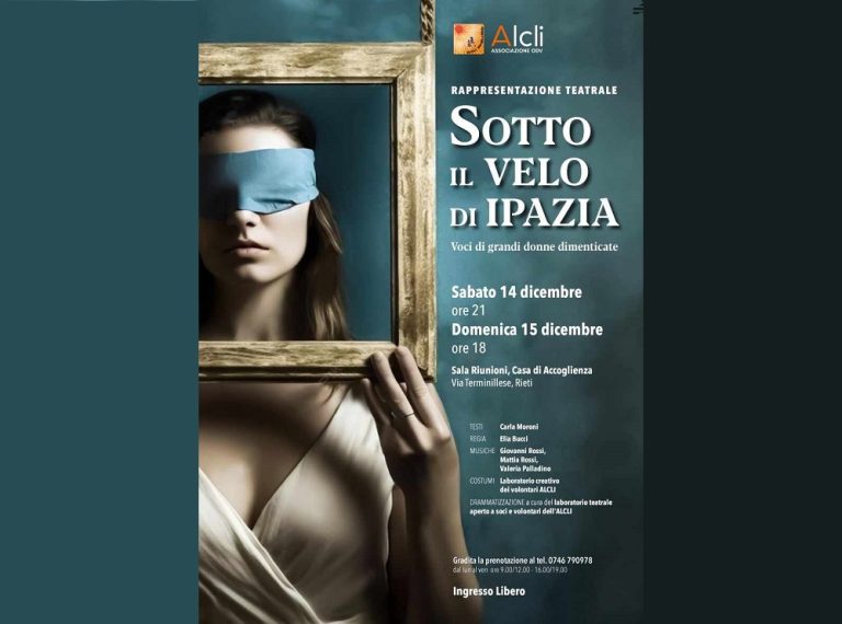 Il laboratorio teatrale ALCLI Rieti propone la sua prima rappresentazione teatrale: il 14 e il 15 dicembre nella Casa di Accoglienza