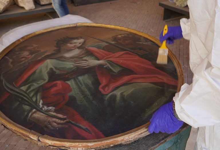Quattro ovali di san Benedetto saranno restaurati dall’Università della Tuscia