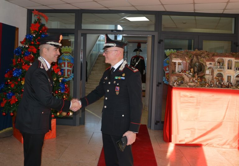 Il Generale Ugo Cantoni in visita al Comando Provinciale Carabinieri Rieti