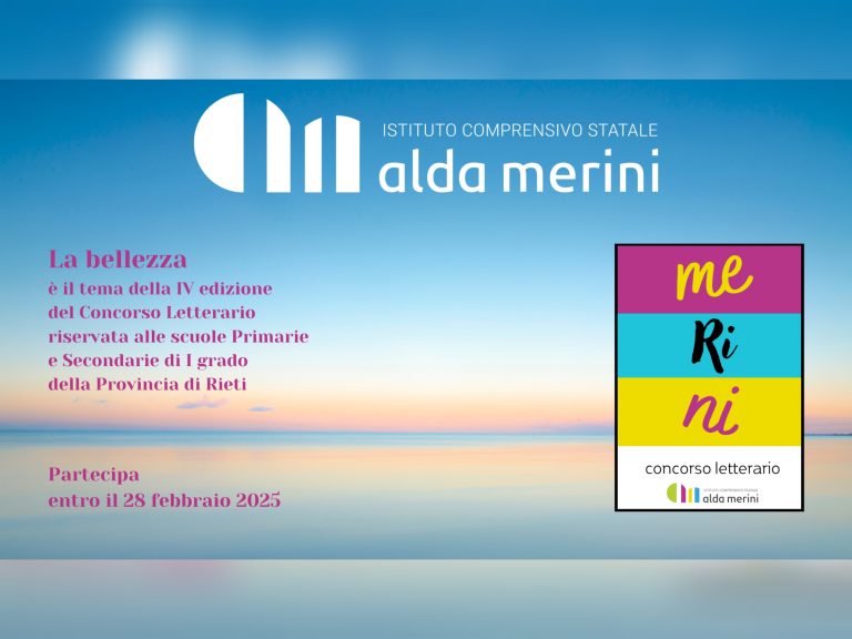 La bellezza” al centro della IV edizione del Concorso Letterario Alda Merini