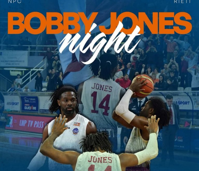 Bobby Jones torna al PalaSojourner per ritrovare i suoi tifosi NPC Rieti