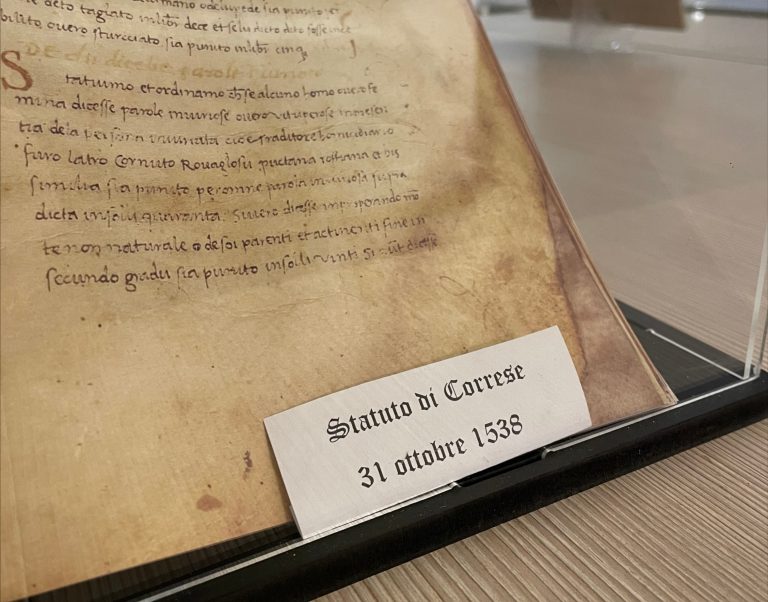 Storia e cultura all’Università Agraria di Corese Terra