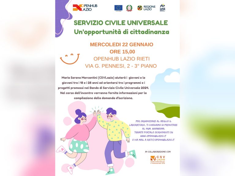 Servizio civile universale: un’opportunità di cittadinanza