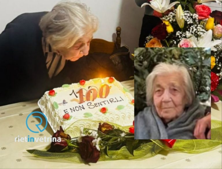 Tonnicoda (Cicolano) festeggia i 100 anni di nonna Siria Valentini