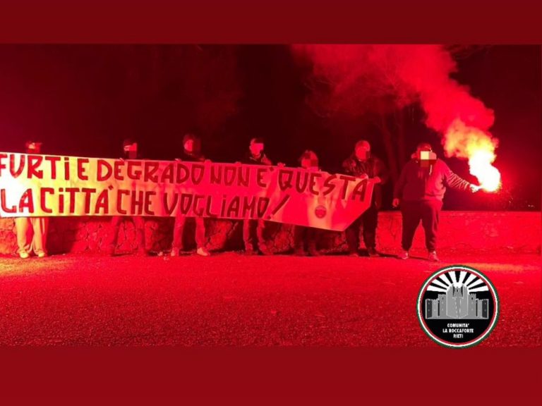 Manifestazione de La Roccaforte: ““Furti e degrado: questa non è la città che vogliamo!”