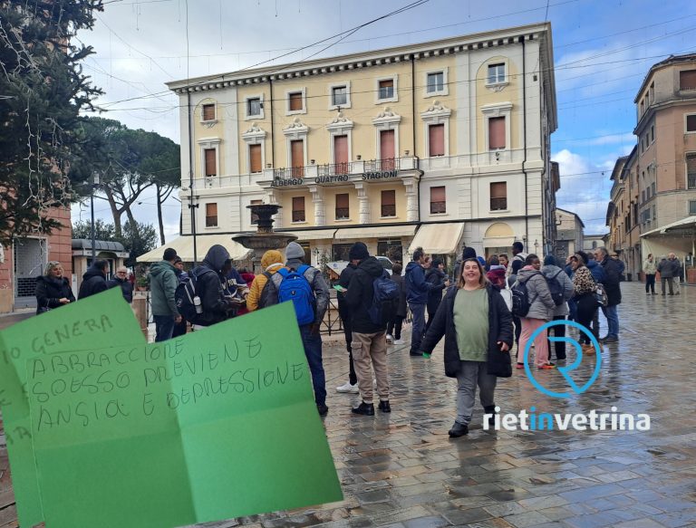 Anche noi siamo stati abbracciati in piazza del Comune a Rieti