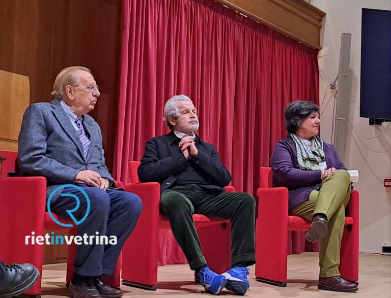 Presentato a San Giorgio il libro sui 100 anni della radio. Ospite anche Michele Mirabella il prof. di Elisir  – LE FOTO