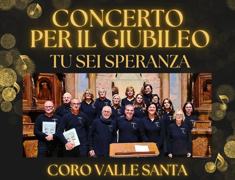 Greccio avvia le celebrazioni per il Giubileo 2025 con il concerto “Tu sei speranza” 
