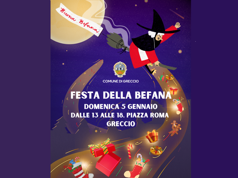 Festa della Befana a Greccio per la gioia di grandi e bambini