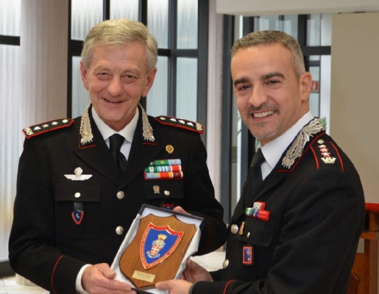 Il Generale Corpo d’Armata Aldo Iacobelli in visita al Comando Carabinieri di Rieti