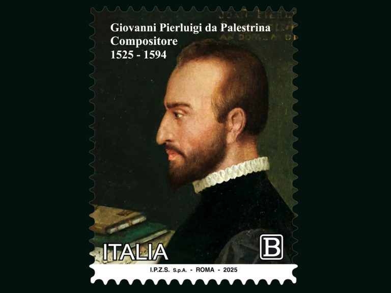 Emesso francobollo su Giovanni da Palestrina