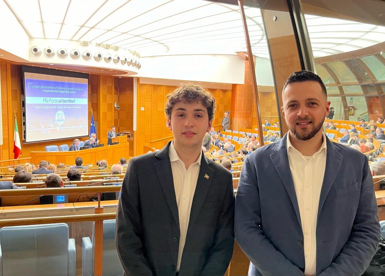Forza Italia Giovani Rieti alla Camera dei Deputati per l’incontro con i rappresentanti degli Enti Locali