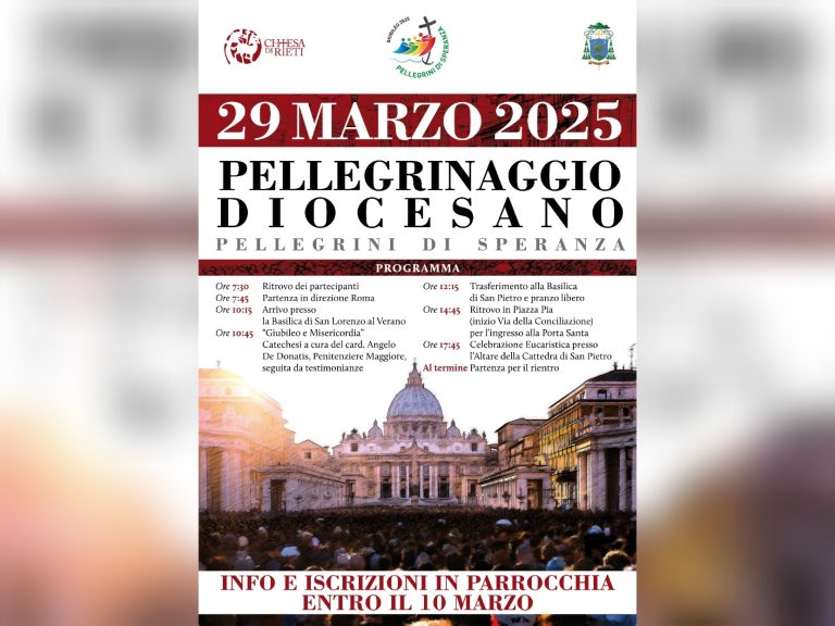 Iscrizioni aperte per partecipare al Pellegrinaggio Giubilare 2025