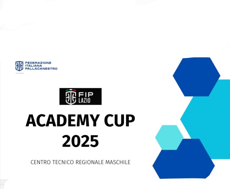 Parte da Rieti l’Open Day “Academy Cup 2025”, organizzata dal Comitato Regionale Lazio FIP