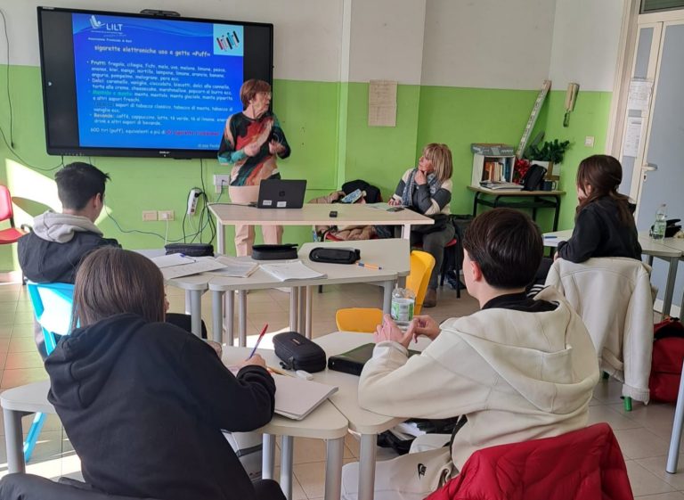La LILT incontra gli studenti del Liceo Scientifico Lorenzo Rocci di Passo Corese