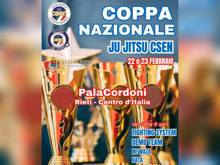 Coppa Nazionale CSEN JU-JITSU 2025: due giorni di passione al PalaCordoni