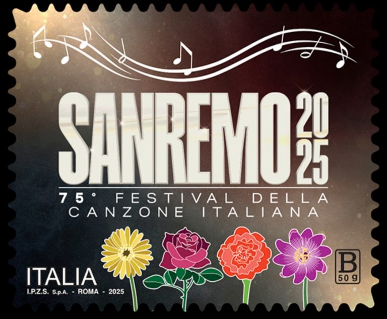 Emesso francobollo dedicato a Sanremo 2025