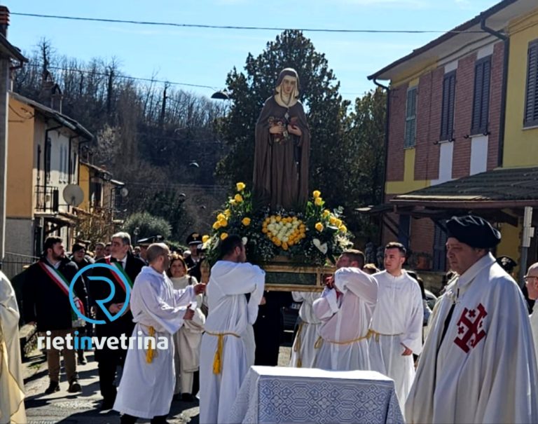 A Borgo San Pietro celebrata santa Filippa Mareri con la tradizionale Processione fino al lago