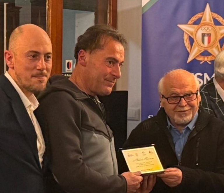 Premio per Stelvio Tavani dai Veterani dello Sport