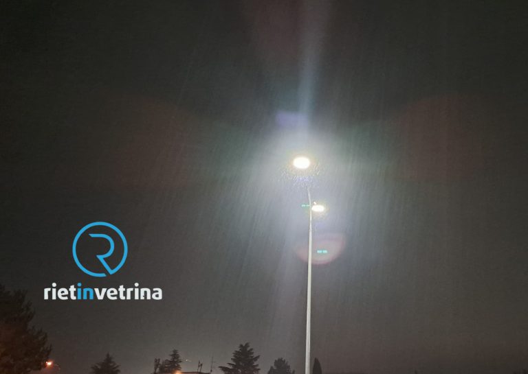 Dopo pubblicazione su Rietinvetrina ripristinata l’illuminazione rotatoria via Ricci – viale de Juliis