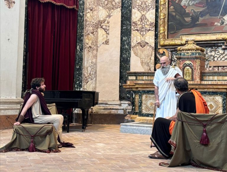 La Repubblica di Platone in scena all’Auditorium Santa Scolastica. Ospiti gli studenti del Varrone